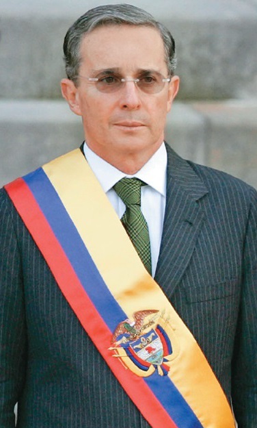 Portrait of Álvaro Uribe