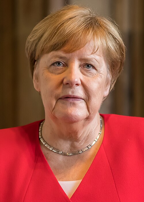 Portrait of Angela Merkel
