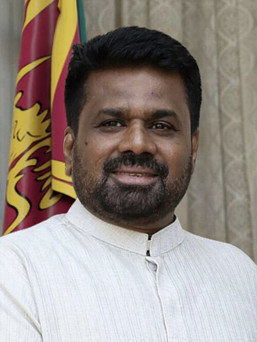 Portrait of Anura Kumara Dissanayake
