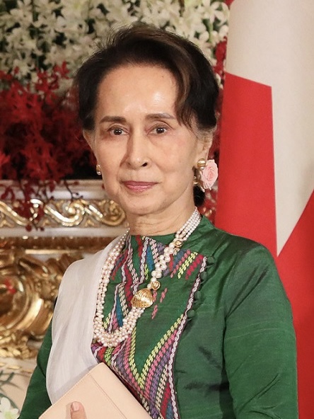 Portrait of Aung San Suu Kyi