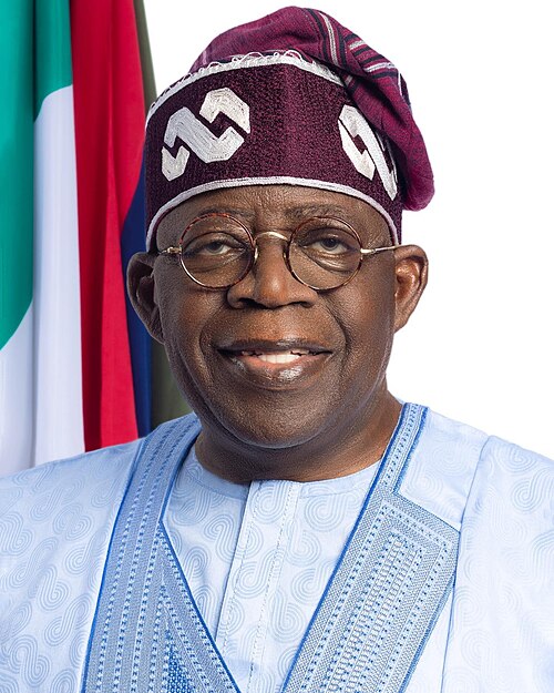 Portrait of Bola Tinubu