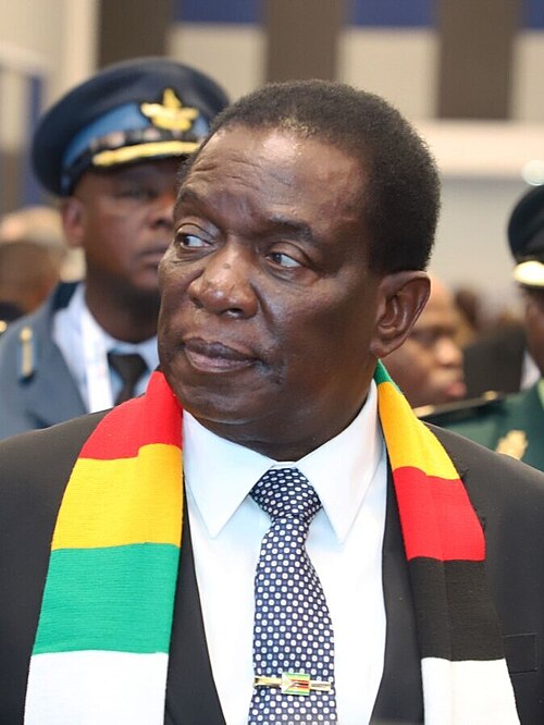 Portrait of Emmerson Mnangagwa