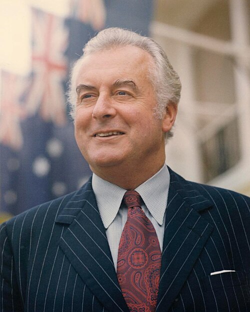 Portrait of Gough Whitlam