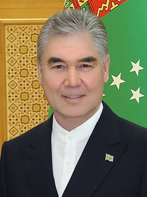 Portrait of Gurbanguly Berdimuhamedow