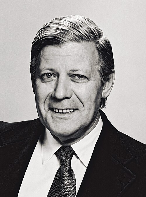 Portrait of Helmut Schmidt