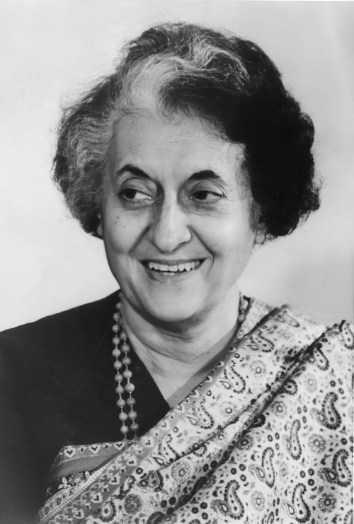 Portrait of Indira Gandhi