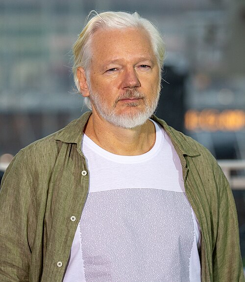 Portrait of Julian Assange