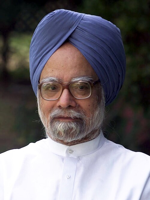 Portrait of Manmohan Singh