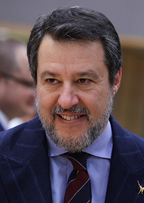 Portrait of Matteo Salvini