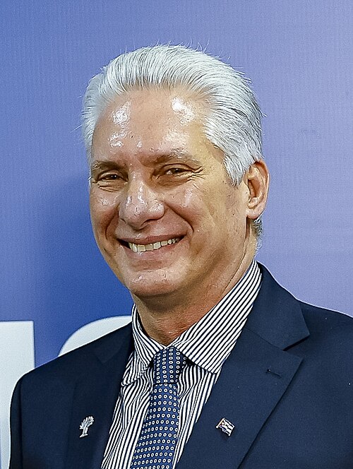 Portrait of Miguel Díaz-Canel