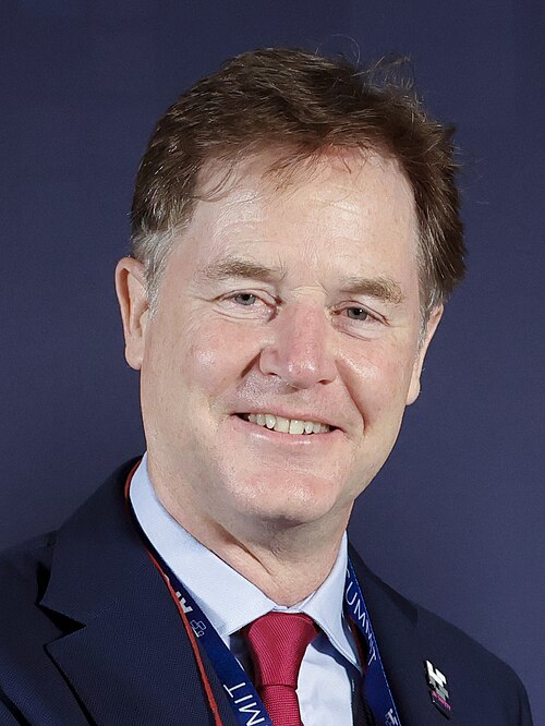 Portrait of Nick Clegg