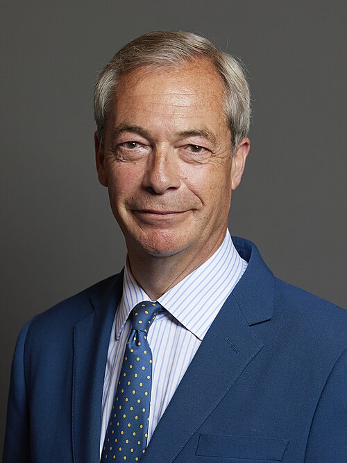 Portrait of Nigel Farage