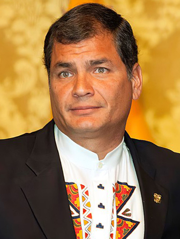 Portrait of Rafael Correa