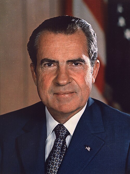 Portrait of Richard Nixon