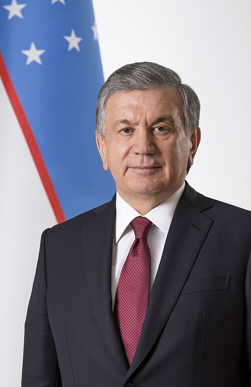 Portrait of Shavkat Mirziyoyev