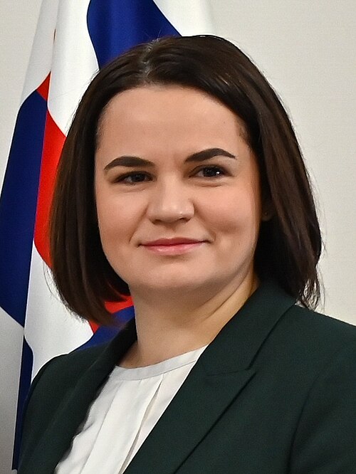 Portrait of Sviatlana Tsikhanouskaya