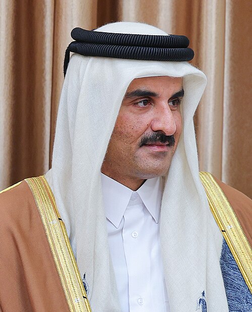 Portrait of Tamim bin Hamad Al Thani