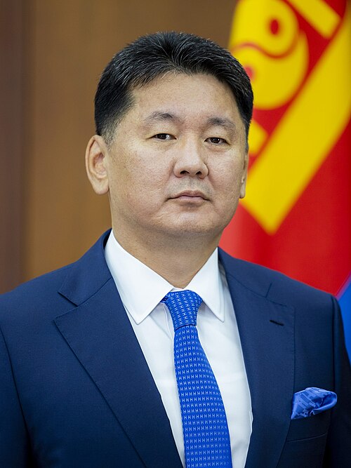 Portrait of Ukhnaagiin Khürelsükh