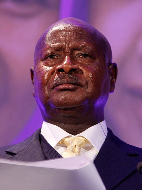 Portrait of Yoweri Museveni